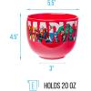 imageSilver Buffalo Marvel SpiderMan Japanese Manga Comic Panels Ceramic Ramen Noodle Rice Bowl with Chopsticks Microwave Safe 20 OuncesMarvel Comics Retro Characters