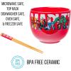 imageSilver Buffalo Marvel SpiderMan Japanese Manga Comic Panels Ceramic Ramen Noodle Rice Bowl with Chopsticks Microwave Safe 20 OuncesMarvel Comics Retro Characters