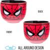 imageSilver Buffalo Marvel SpiderMan Japanese Manga Comic Panels Ceramic Ramen Noodle Rice Bowl with Chopsticks Microwave Safe 20 OuncesSpiderMan Face Closeup