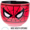 imageSilver Buffalo Marvel SpiderMan Japanese Manga Comic Panels Ceramic Ramen Noodle Rice Bowl with Chopsticks Microwave Safe 20 OuncesSpiderMan Face Closeup