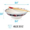 imageSilver Buffalo Marvel SpiderMan Japanese Manga Comic Panels Ceramic Ramen Noodle Rice Bowl with Chopsticks Microwave Safe 20 OuncesSpiderMan Japanese Manga Comic Panels Big