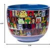 imageSilver Buffalo Marvel SpiderMan Japanese Manga Comic Panels Ceramic Ramen Noodle Rice Bowl with Chopsticks Microwave Safe 20 OuncesStar Wars Characters Spoon