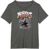 imageSpiderMan  Miles Morales Spray Paint TShirtAsphalt Grey