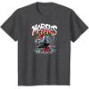 imageSpiderMan  Miles Morales Spray Paint TShirtDark Heather Grey