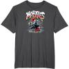 imageSpiderMan  Miles Morales Spray Paint TShirtDark Heather Grey