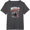 imageSpiderMan  Miles Morales Spray Paint TShirtDark Heather Grey