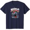 imageSpiderMan  Miles Morales Spray Paint TShirtNavy Blue