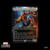 imageSpiderMan Marvel Legends Series Magic The Gathering BattleDamaged 6Inch Action Figure Toy ampamp Exclusive Foil Collectible Card Game Trading Card