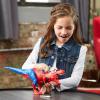 imageSpiderMan Marvel Web Chompin SpiderRex 16Inch Action Figure with Sounds and Dino Blast Action Superhero Toys for Kids Ages 4 and Up