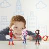 imageSpidey and his Amazing Friends 3Pack 4Inch Scale Marvel Action Figures Includes 3 Figures and 3 Accessories SpiderMan GhostSpider ampamp Miles Morales Amazon ExclusiveFriends Figure
