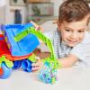 imageSpidey and his Amazing Friends Marvel DinoWebs Crawler Toy Car Playset SpiderMan ampamp Goblin Raptor 4Inch Action Figures Kids Ages 3 ampamp Up
