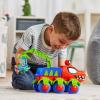 imageSpidey and his Amazing Friends Marvel DinoWebs Crawler Toy Car Playset SpiderMan ampamp Goblin Raptor 4Inch Action Figures Kids Ages 3 ampamp Up