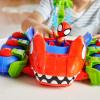 imageSpidey and his Amazing Friends Marvel DinoWebs Crawler Toy Car Playset SpiderMan ampamp Goblin Raptor 4Inch Action Figures Kids Ages 3 ampamp Up