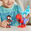 imageSpidey and his Amazing Friends Marvel DinoWebs SpideyRex ampamp Miles Spin Morales 4inchScale SpiderMan Action Figure Set Toys for Kids