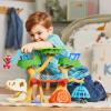 imageSpidey and his Amazing Friends Marvel DinoWebs Treehouse Playset SpiderMan ampamp Goblin Raptor 4InchScale Action Figure Set Ages 3 ampamp Up