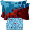 imageSunny Side Up Kids Sheet Set Includes Sheets and Pillow Cover  100 Microfiber Bedding and Room Decor Blue  Spiderman 3 Piece TwinBlue  Spiderman