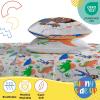 imageSunny Side Up Kids Sheet Set Includes Sheets and Pillow Cover  100 Microfiber Bedding and Room Decor Blue  Spiderman 3 Piece TwinGray  Blippi