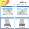 imageSunny Side Up Kids Sheet Set Includes Sheets and Pillow Cover  100 Microfiber Bedding and Room Decor Blue  Spiderman 3 Piece TwinMulti  Little Mermaid