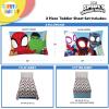 imageSunny Side Up Kids Sheet Set Includes Sheets and Pillow Cover  100 Microfiber Bedding and Room Decor Blue  Spiderman 3 Piece TwinMulti  Spidey  Friends