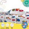 imageSunny Side Up Kids Sheet Set Includes Sheets and Pillow Cover  100 Microfiber Bedding and Room Decor Blue  Spiderman 3 Piece TwinWhite  Construction Zone