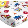 imageSunny Side Up Kids Sheet Set Includes Sheets and Pillow Cover  100 Microfiber Bedding and Room Decor Blue  Spiderman 3 Piece TwinWhite  Construction Zone