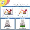 imageSunny Side Up Kids Sheet Set Includes Sheets and Pillow Cover  100 Microfiber Bedding and Room Decor Blue  Spiderman 3 Piece TwinWhite  Construction Zone