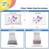 imageSunny Side Up Kids Sheet Set Includes Sheets and Pillow Cover  100 Microfiber Bedding and Room Decor Blue  Spiderman 3 Piece TwinWhite  Flutter