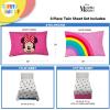 imageSunny Side Up Kids Sheet Set Includes Sheets and Pillow Cover  100 Microfiber Bedding and Room Decor Blue  Spiderman 3 Piece TwinWhite  Minnie Mouse