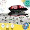 imageSunny Side Up Kids Sheet Set Includes Sheets and Pillow Cover  100 Microfiber Bedding and Room Decor Blue  Spiderman 3 Piece TwinWhite  Monster Jam