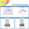 imageSunny Side Up Kids Sheet Set Includes Sheets and Pillow Cover  100 Microfiber Bedding and Room Decor Blue  Spiderman 3 Piece TwinWhite  Rainbow Unicorn