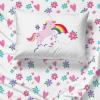 imageSunny Side Up Kids Sheet Set Includes Sheets and Pillow Cover  100 Microfiber Bedding and Room Decor Blue  Spiderman 3 Piece TwinWhite  Rainbow Unicorn