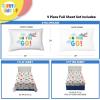 imageSunny Side Up Kids Sheet Set Includes Sheets and Pillow Cover  100 Microfiber Bedding and Room Decor Blue  Spiderman 3 Piece TwinWhite  on the Go
