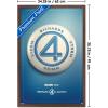 imageTrends International Marvel Fantastic Four First Steps  Button One Sheet Wall Poster 34L x 224W Premium Unframed VersionMahogany Framed Version
