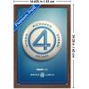 imageTrends International Marvel Fantastic Four First Steps  Button One Sheet Wall Poster 34L x 224W Premium Unframed VersionMahogany Framed Version