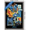 imageTrends International Marvel Fantastic Four First Steps 2025  Comic Panel Wall Poster 224L x 147W Premium Unframed VersionBarnwood Framed Version