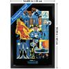 imageTrends International Marvel Fantastic Four First Steps 2025  Comic Panel Wall Poster 224L x 147W Premium Unframed VersionBlack Framed Version