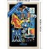imageTrends International Marvel Fantastic Four First Steps 2025  Comic Panel Wall Poster 224L x 147W Premium Unframed VersionBlonde Framed Version