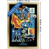 imageTrends International Marvel Fantastic Four First Steps 2025  Comic Panel Wall Poster 224L x 147W Premium Unframed VersionGold Framed Version