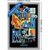 imageTrends International Marvel Fantastic Four First Steps 2025  Comic Panel Wall Poster 224L x 147W Premium Unframed VersionGray Framed Version