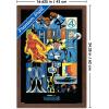 imageTrends International Marvel Fantastic Four First Steps 2025  Comic Panel Wall Poster 224L x 147W Premium Unframed VersionMahogany Framed Version