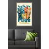 imageTrends International Marvel Fantastic Four First Steps 2025  F4 And HERBIE Wall Poster 34L x 224W Premium Unframed VersionBarnwood Framed Version