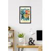 imageTrends International Marvel Fantastic Four First Steps 2025  F4 And HERBIE Wall Poster 34L x 224W Premium Unframed VersionBlack Framed Version