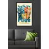imageTrends International Marvel Fantastic Four First Steps 2025  F4 And HERBIE Wall Poster 34L x 224W Premium Unframed VersionBlack Framed Version