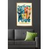 imageTrends International Marvel Fantastic Four First Steps 2025  F4 And HERBIE Wall Poster 34L x 224W Premium Unframed VersionBronze Framed Version
