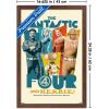 imageTrends International Marvel Fantastic Four First Steps 2025  F4 And HERBIE Wall Poster 34L x 224W Premium Unframed VersionMahogany Framed Version