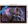 imageTrends International Marvel Fantastic Four First Steps 2025  Galactus CloseUp Wall Poster 34L x 224W Premium Unframed VersionMahogany Framed Version
