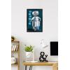 imageTrends International Marvel Fantastic Four First Steps 2025  HERBIE Wall Poster 224L x 147W Barnwood Framed VersionBlack Framed Version