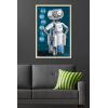 imageTrends International Marvel Fantastic Four First Steps 2025  HERBIE Wall Poster 224L x 147W Barnwood Framed VersionBlonde Framed Version