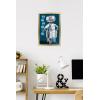 imageTrends International Marvel Fantastic Four First Steps 2025  HERBIE Wall Poster 224L x 147W Barnwood Framed VersionGold Framed Version