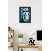 imageTrends International Marvel Fantastic Four First Steps 2025  HERBIE Wall Poster 224L x 147W Barnwood Framed VersionMahogany Framed Version